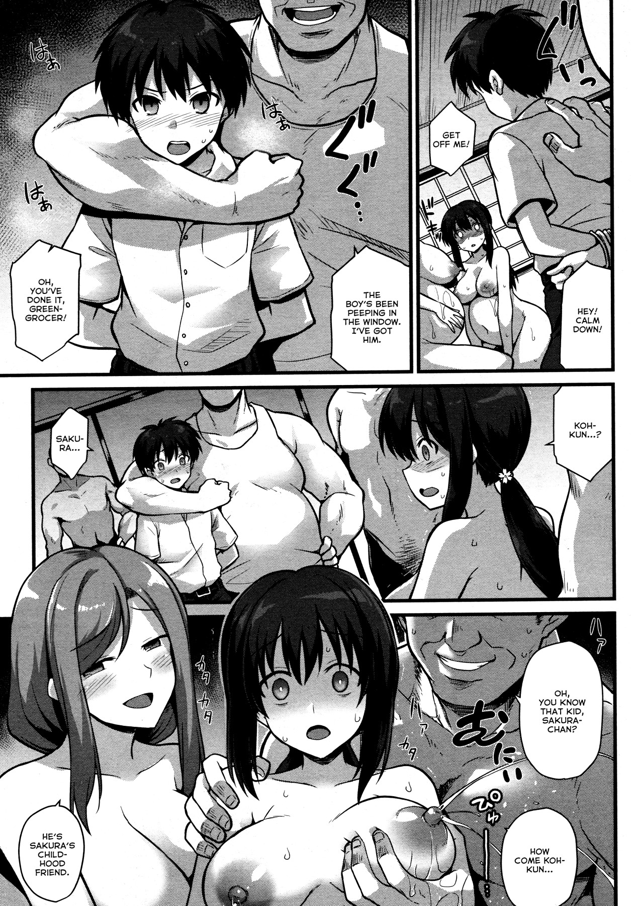 Hentai Manga Comic-Sakura-chan House's Oyakodon Threesome-Read-31